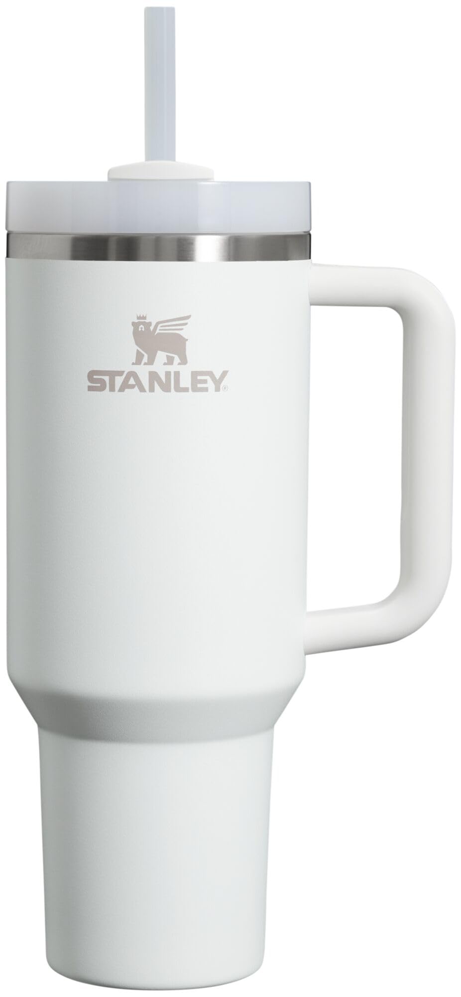 Stanley Quencher H2.0 Tumbler with Handle & Straw 40 oz | Twist On 3-Way Lid | Cupholder Compatible for Travel | Insulated Stainless Steel Cup | BPA-Free | Frost
