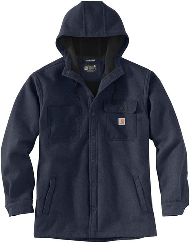 Carhartt Men's Rain Defender Relaxed Fit Heavyweight Hooded Shirt Jac