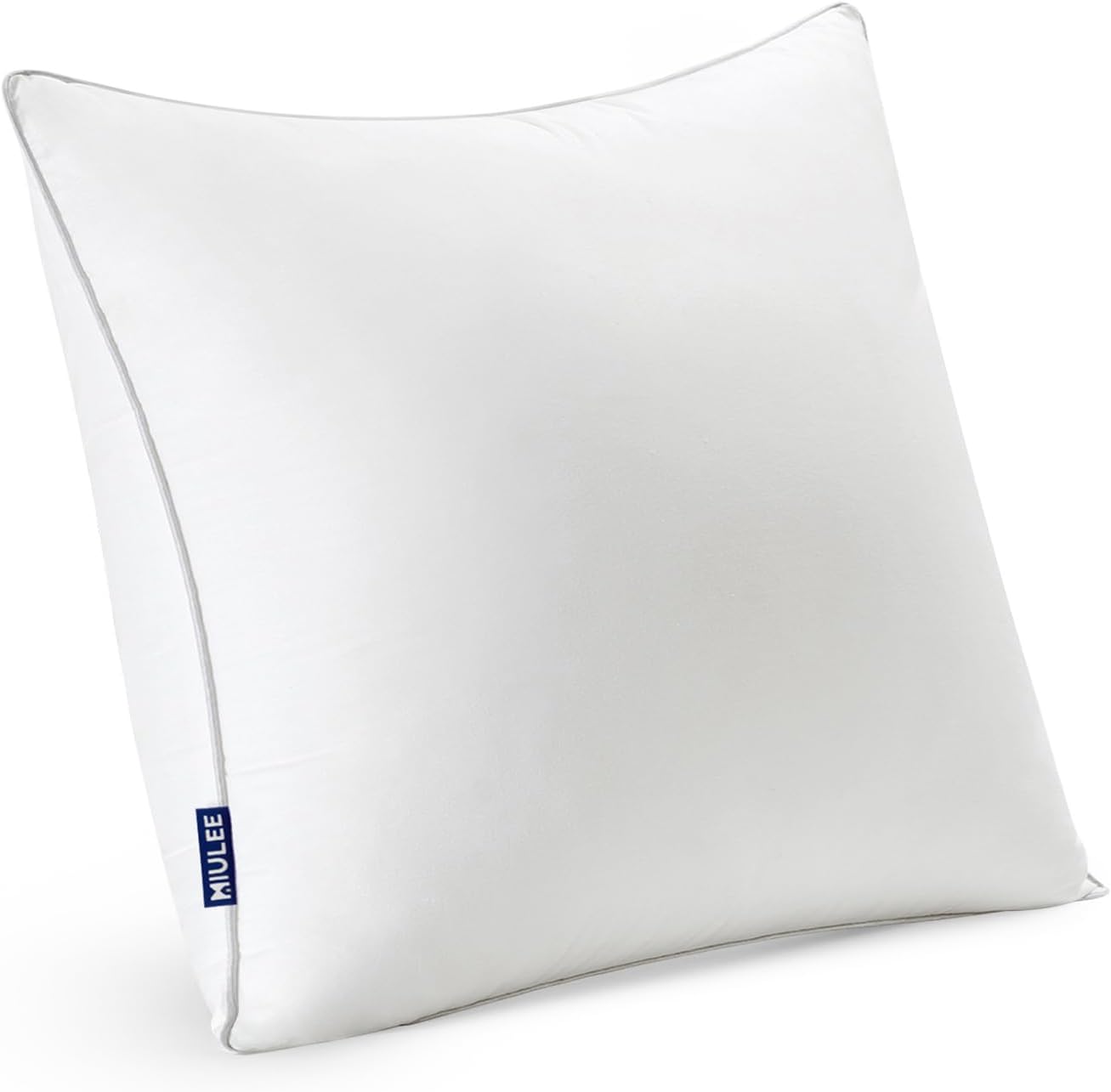 MIULEE 28x28 Euro Pillow Insert -Decorative Throw Pillow with 100% Cotton Cover Square for Sofa Couch