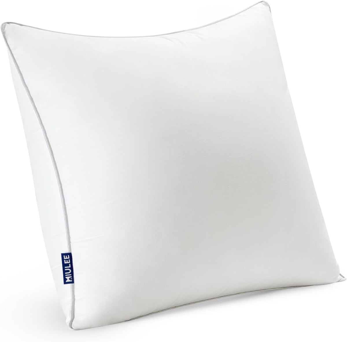 MIULEE 28x28 Euro Pillow Insert -Decorative Throw Pillow with 100% Cotton Cover Square for Sofa Couch