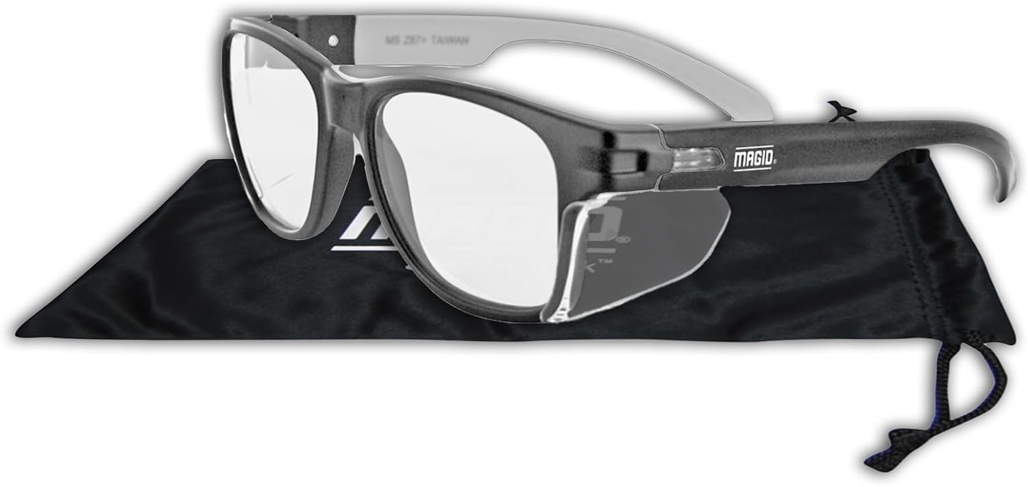 MAGID Gemstone Y50 Performance Anti-Fog Safety Glasses with Side Shields