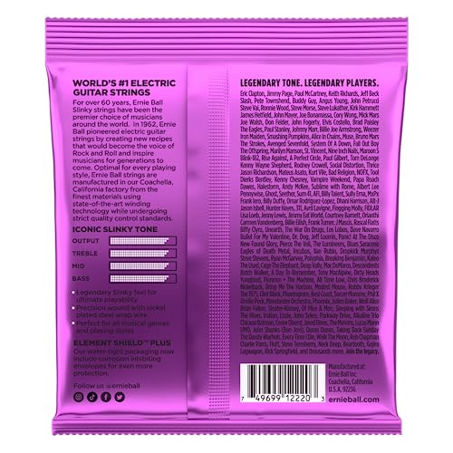 Ernie Ball Power Slinky Nickel Wound Electric Guitar Strings - 11-48 Gauge