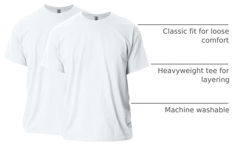 Gildan Adult Ultra Cotton T-Shirt, Style G2000, Multipack