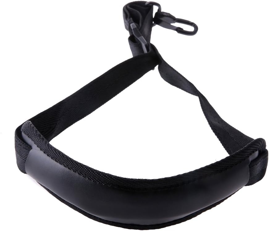 Saxophone Neck Strap Soft Sax Leather Padded for Alto Tenor Baritone Soprano