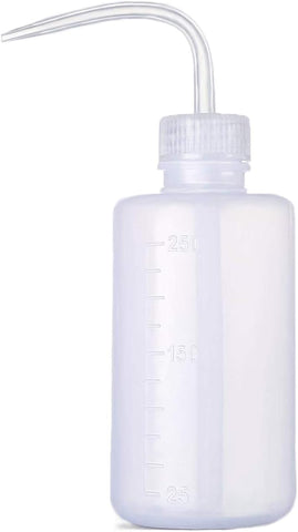BEADNOVA Irrigation Bottle 500ml 17oz Indoor Plant Watering Can Water Squirt Bottle Plastic Rinse Bottle for Eyelash Extensions Eye Wash Tattoo Lab (1pc)