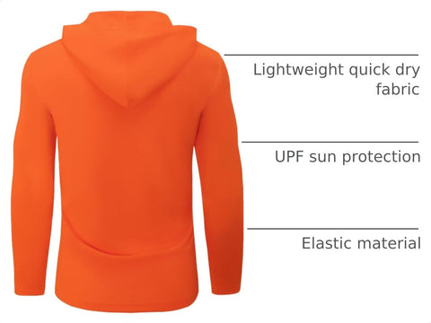 Facitisu Men Long Sleeve Tee Shirts with Hooded 5 Pack Athletic Pullover Dry Fit Sweatshirts Gym Hoodies