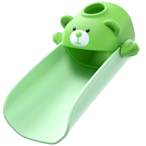 SKYROKU Faucet Extender for Toddlers with Temperature Sensor, Cute Bear