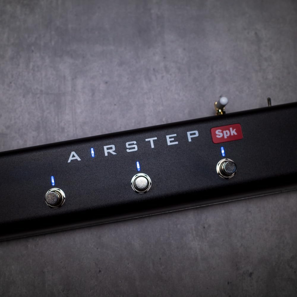 XSONIC Airstep Spk Edition Spark 2&40&Mini&Go&Live&EDGE&NEO Foot Controller with 5 Footswitches, 4 Control Modes, 300H Playtime, Hands-free control of Spark for Home and Gig