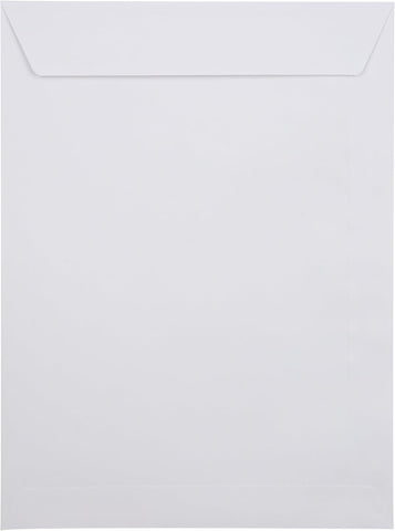 LUXPaper 9 x 12 Open End Window Envelopes | Bright White | 28lb. Text | 50 Qty
