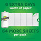 Bounty Quick-Size Paper Towels, White, 16 Family Rolls = 40 Regular Rolls