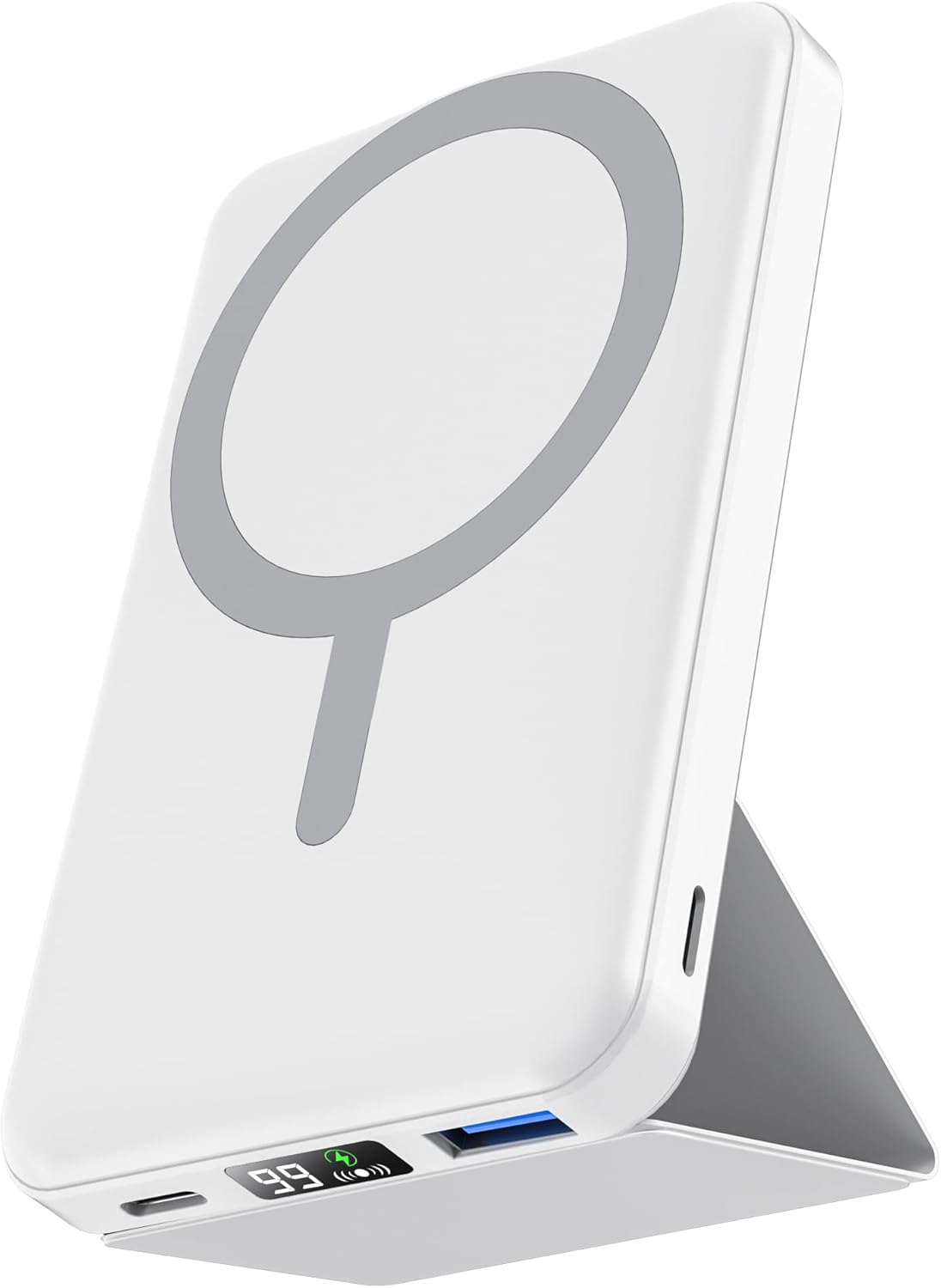 podoru for MagSafe Power Bank 10000 mAh, Foldable Magnetic Portable Charger