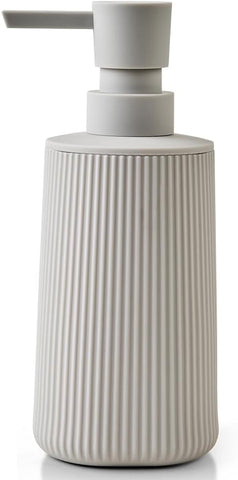 YAUKPH Small Soap Dispenser for Bathroom and Kitchen Matte Beige