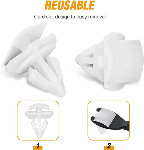GOOACC Door Trim and Sill Plate Retainers Scuff Protection Moulding Clips