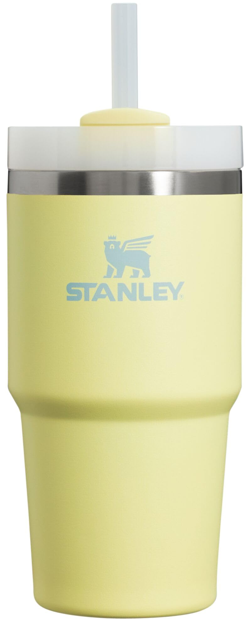 Stanley Quencher H2.0 Tumbler with Straw 20 oz | Twist On 3-Way Lid | Cupholder Compatible for Travel | Insulated Stainless Steel Cup | BPA-Free | Pomelo