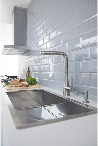 GROHE 40535DC0 Cosmopolitan Soap Dispenser, Stainless Steel