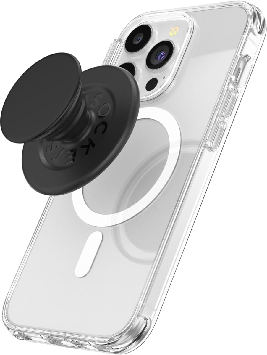 PopSockets Phone Grip for MagSafe, Magnetic Holder- Black
