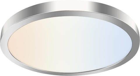 hykolity 12 Inch Selectable CCT LED Round Flat Panel Light,24W,2400LM
