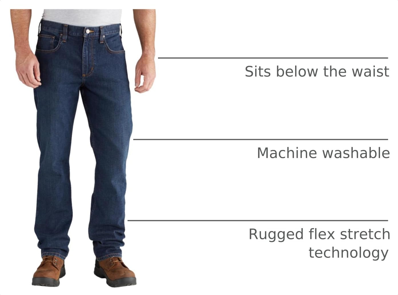 Carhartt Men's Relaxed Straight Rugged Flex® Jean