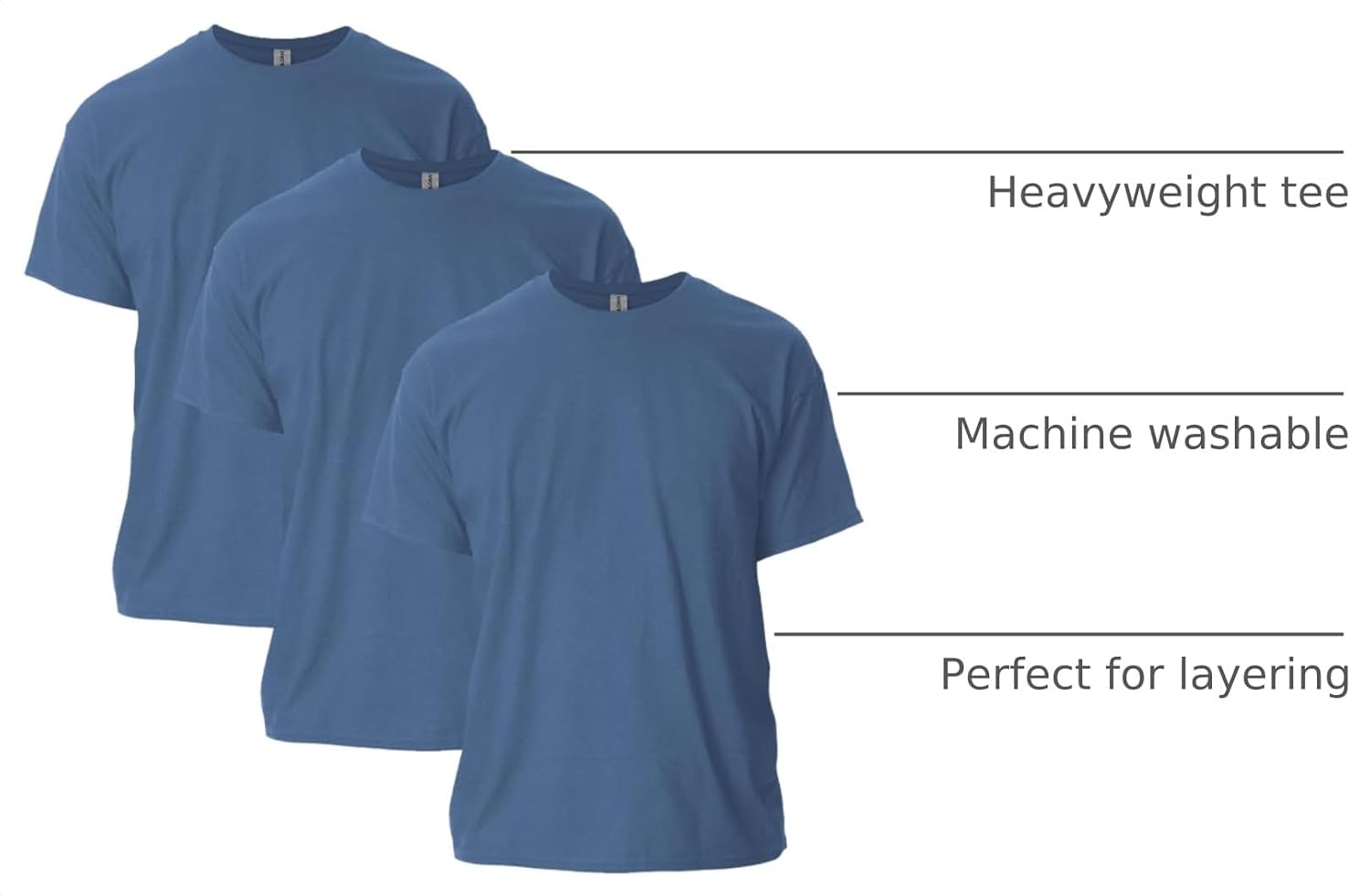 Gildan Adult Ultra Cotton T-Shirt, Style G2000, Multipack