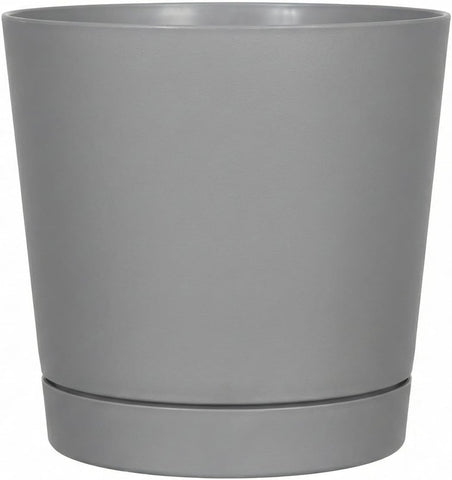 Novelty Majestic Full Depth Round Cylinder Pot, Glossy Black, 6-Inch (10068)