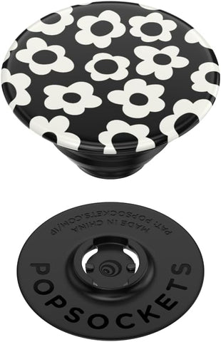 PopSockets Adhesive Phone Grip, Holder- Black Mod Flower