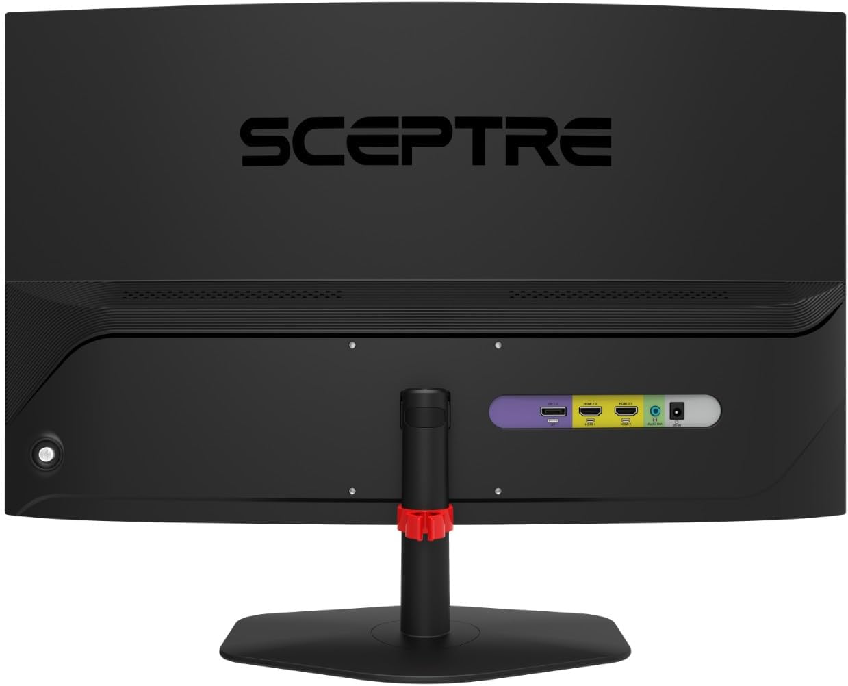 New! Sceptre Curved 24-inch Gaming Monitor 1ms 100Hz 1500R DisplayPort HDMI X2 Eye Care 100% sRGB Build-in Speakers, Machine Black 2026 (C248W-FW100T Series)