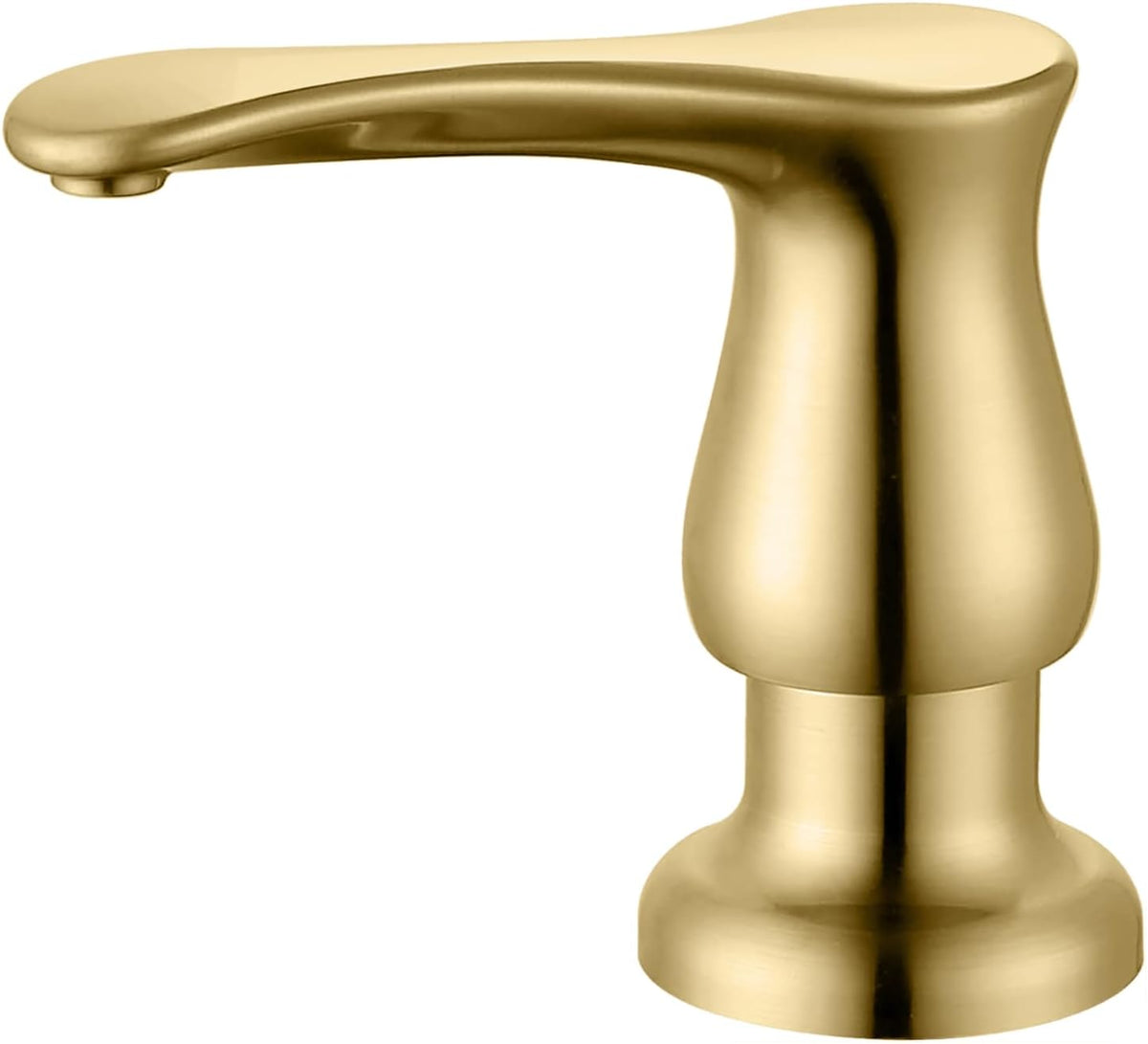 GAGALIFE Gold Kitchen Sink Soap Dispenser with 17 OZ Bottle