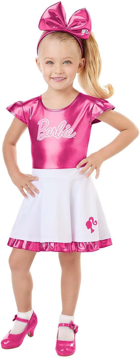 Spirit Halloween Toddler Barbie Dress Costume | Officially licensed | Mattel | Barbie Doll Outfit