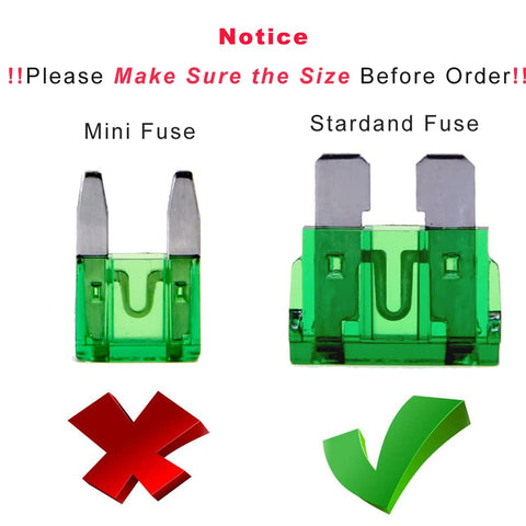 (20 pcs) 30 Amp Standard Blade Fuse, 30A Automotive Fuse for Car Truck