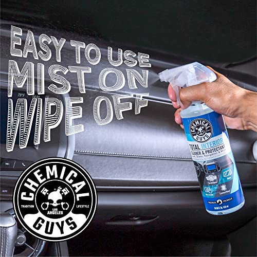 Chemical Guys SPI22016 Total Interior Cleaner and Protectant, Safe for Cars, Trucks, SUVs, Jeeps, Motorcycles, RVs & More, 16 fl oz