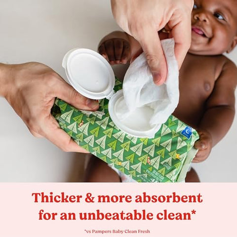 Baby Wipes, Huggies Natural Care Sensitive Baby Diaper Wipes, Unscented, Hypoallergenic