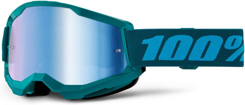 100% STRATA 2 Goggles - Sports Goggles for Motocross & Mountain Biking - Eyewear for Bike Riders - Motocross Eyewear for Men