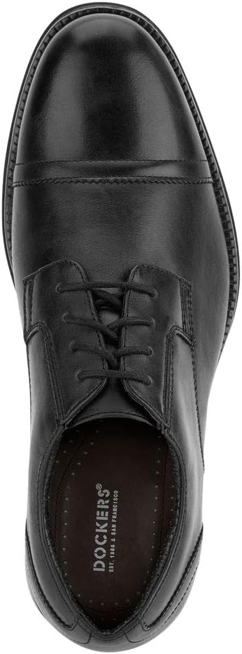 DOCKERS Mens Garfield Cap Toe Dress Oxford Shoes