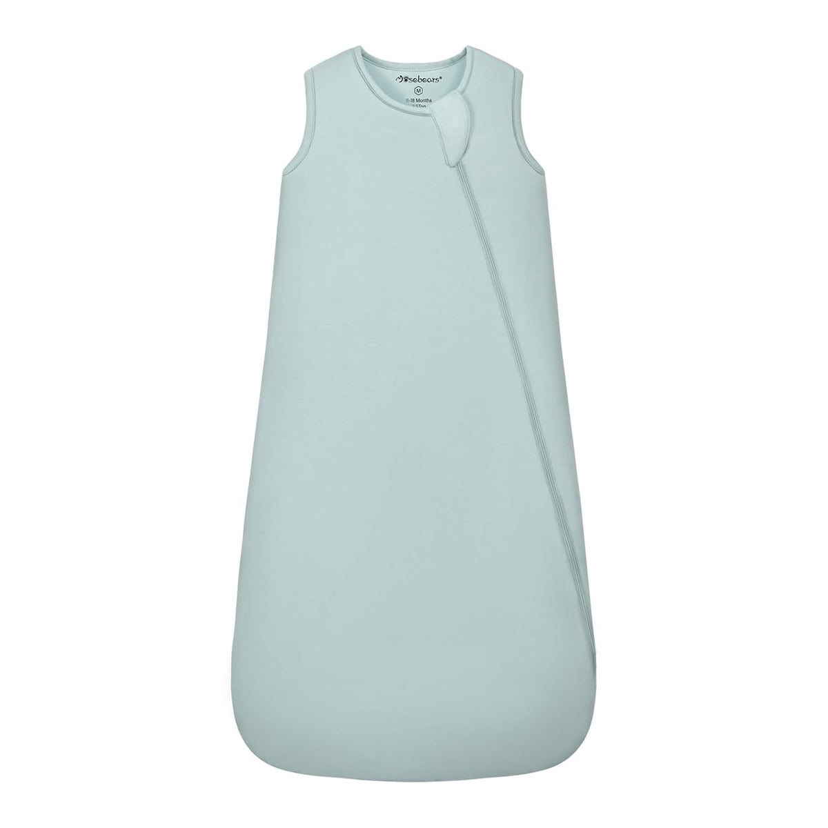 Mosebears Unisex Rayon Made from Bamboo Sleep Sack with 2-Way Zipper,2.5 Tog Baby Winter Sleep Sack (Calm Sage,18-36 Months)