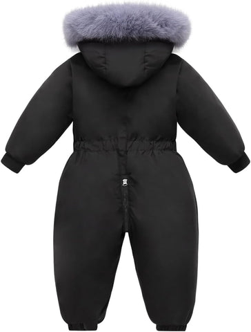 Baby Boy Snowsuit Coat Toddler Girl Winter Jacket Kid Fleece Snow Suits Clothes