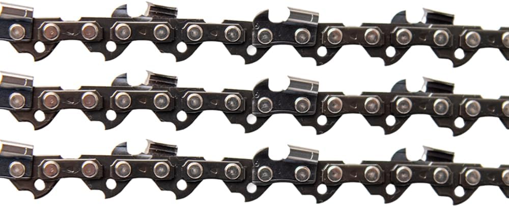 3 Pack Milwaukee 16 Inch Chainsaw Chain for M18 2727-20, EGO DeWalt DCCS670