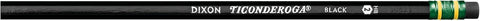 Ticonderoga Wood-Cased Pencils, #2 HB Soft, Black, 12 Count