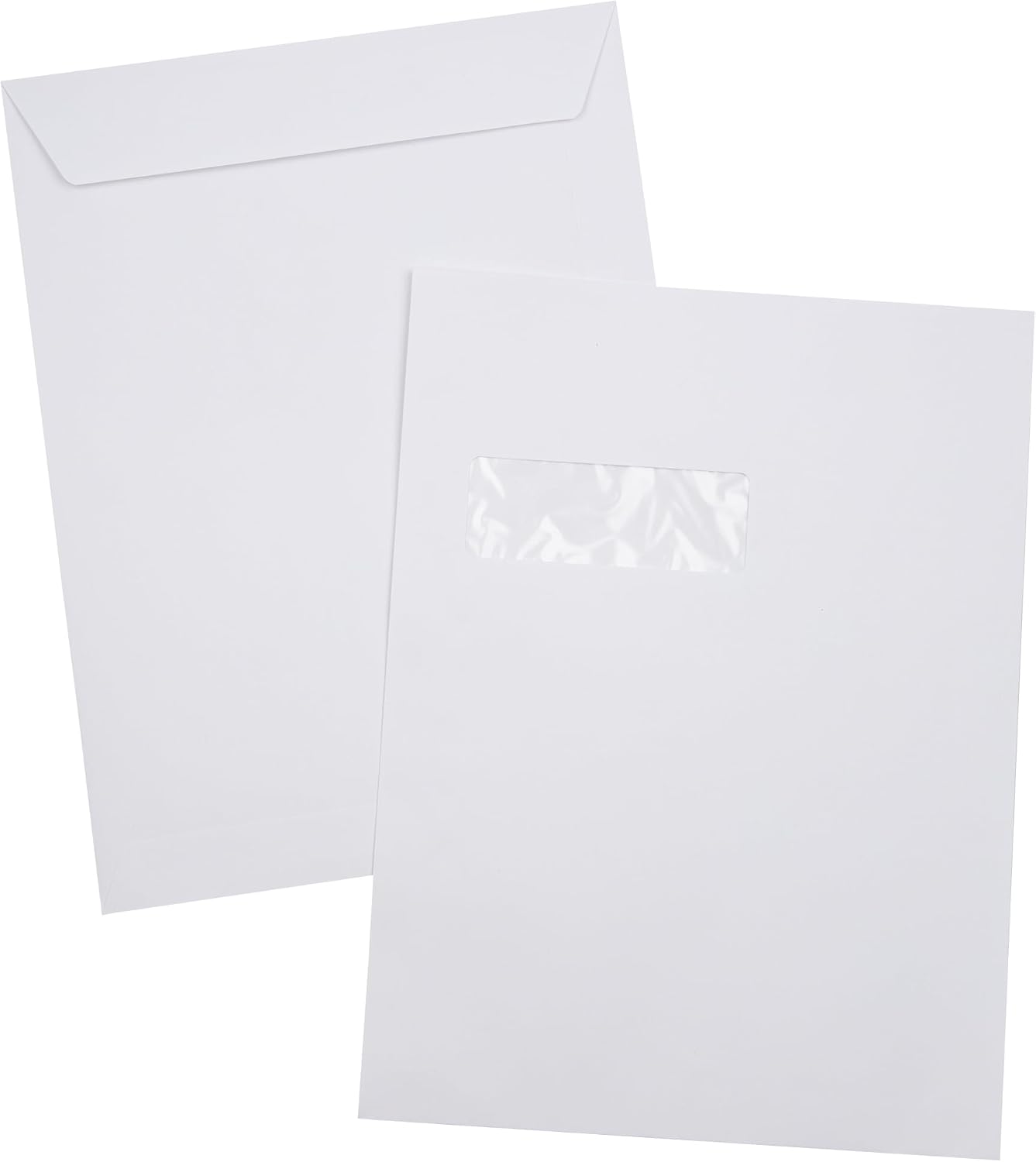LUXPaper 9 x 12 Open End Window Envelopes | Bright White | 28lb. Text | 50 Qty
