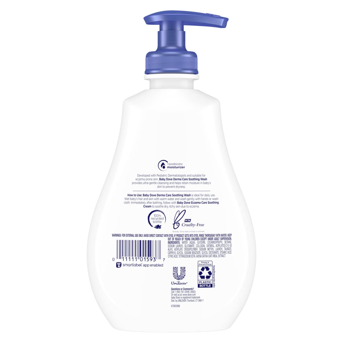 Baby Dove Derma Care Soothing Wash 13 oz