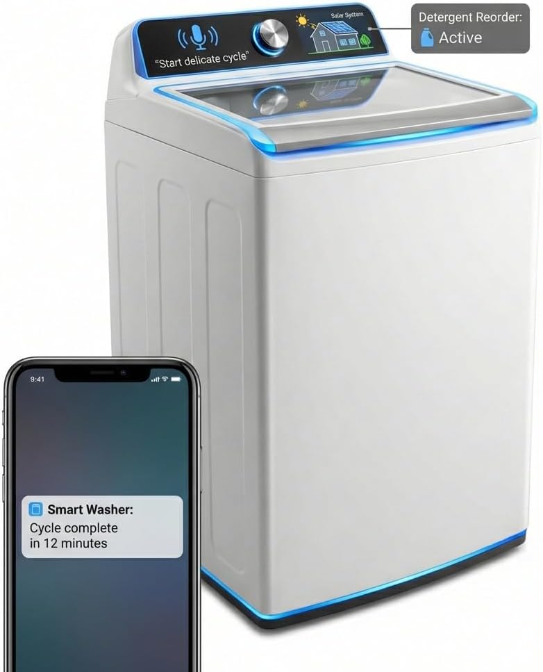 4.5 cu. ft. Top Load Washer with Triple Action Impeller for Tough Dirt & Stains - Reduce Laundry Time with Accela Wash & Express Wash