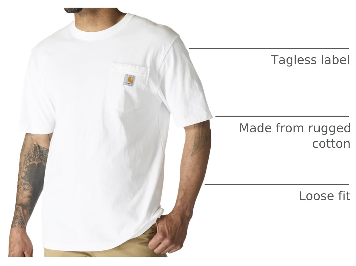 Carhartt Men's Iconic K87 Pocket T-Shirt