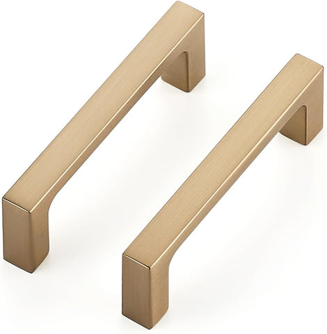 Ravinte Champagne Bronze Kitchen Square Cabinet Handles 3 Inch 30 Pack