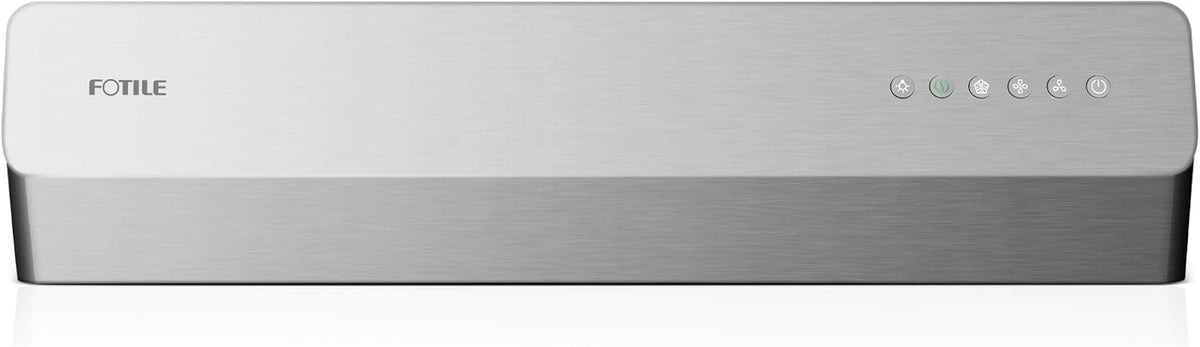 FOTILE Pixie Air UQS3001 30” Stainless Steel Under Cabinet Range Hood, 800 EQUIV. CFM Kitchen Over Stove Exhaust Vent with LED Lights Dual AC Motors and Mechanical Buttons