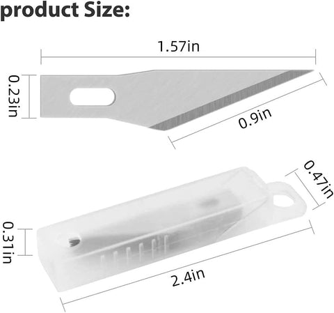 DIYSELF 23 Pack Exacto Knife Set, Hobby Knife Kit for Art, Scrapbooking