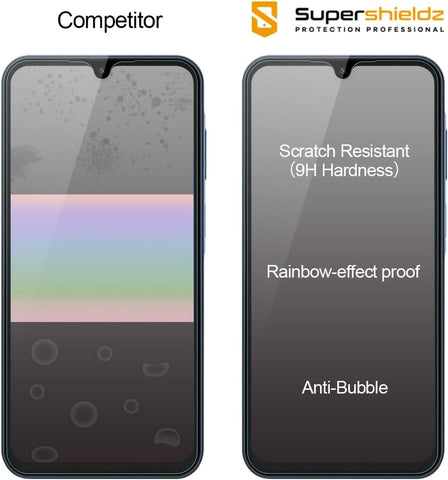 Supershieldz (2 Pack) Designed for Samsung Galaxy A15 5G Tempered Glass Screen Protector, Anti Scratch, Bubble Free