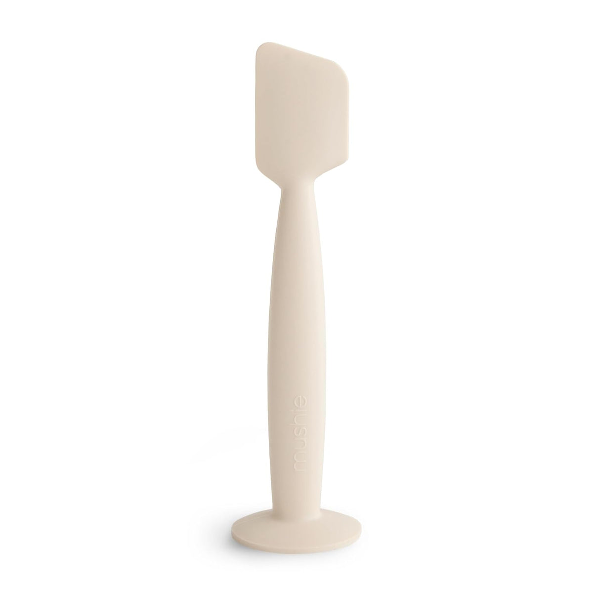 mushie Diaper Cream Applicator Soft Silicone with Suction Base (Shifting Sand)