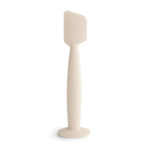 mushie Diaper Cream Applicator Soft Silicone with Suction Base (Shifting Sand)