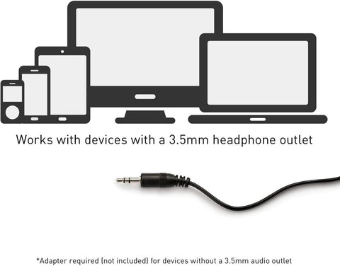 Panasonic Headphones, Lightweight Over The Ear Wired Headphones with Clear, Sound and XBS for Extra Bass, Long Cord, 3.5mm Jack for Phones and Laptops – RP-HT161-K (Black)