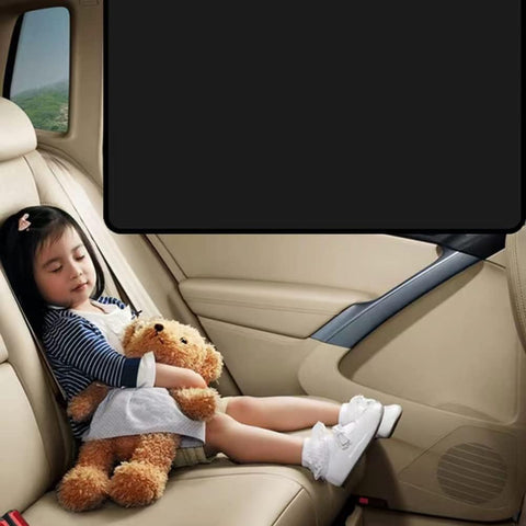 Car Side Window Sun Shades, Window Sunshades Privacy Curtains, 100% Block Light for Breastfeeding, Taking a nap, Changing Clothes, Camping (Back Seat 2pcs)