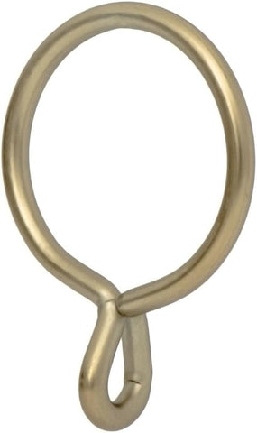 Ivilon Drapery Eyelet Curtain Rings - 2.3" Ring for Curtain Hook Pins, Set of 14 - Pewter